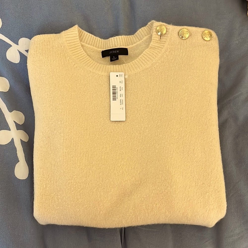 J. Crew Cream Sweater